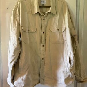 Goodfellow & Co Light Beige Shirt Jacket